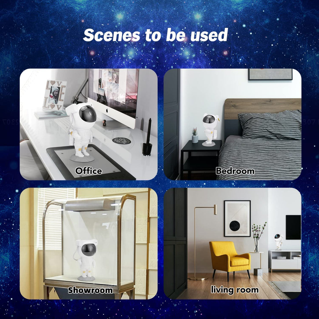 Superior Quality Astronaut Projector Lamp With Remote