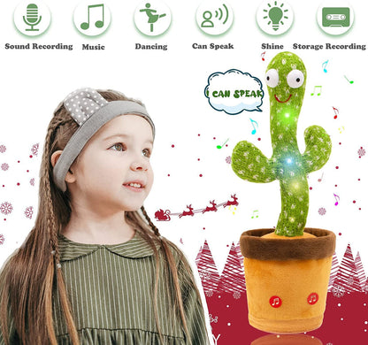 🌵 Best Quality Dancing & Talking Cactus Toy – Interactive Musical Plush