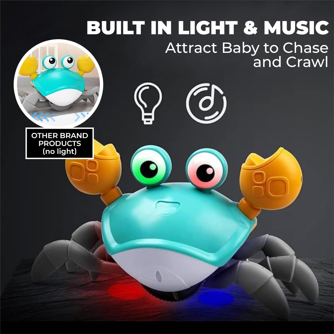 Superior Quality Crawling Crab Toy