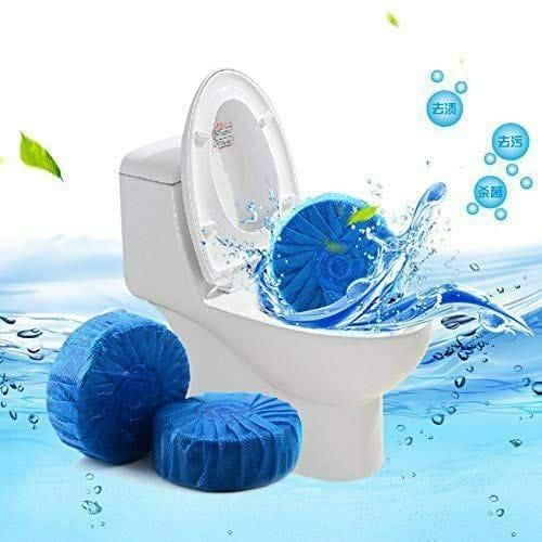 Keeps toilet fresh between cleanings
