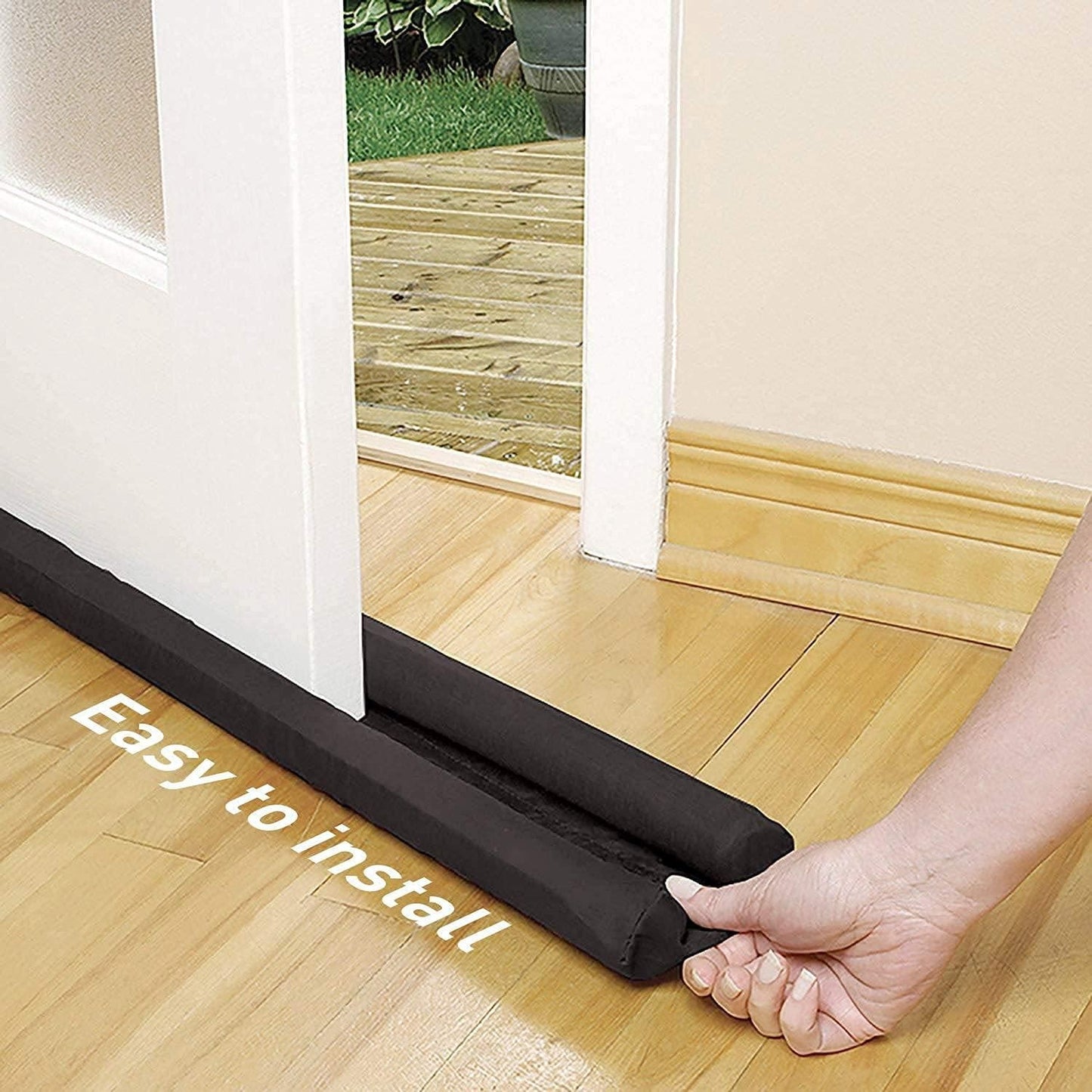 Reduces outside noise from door gaps (Pack Of 2)