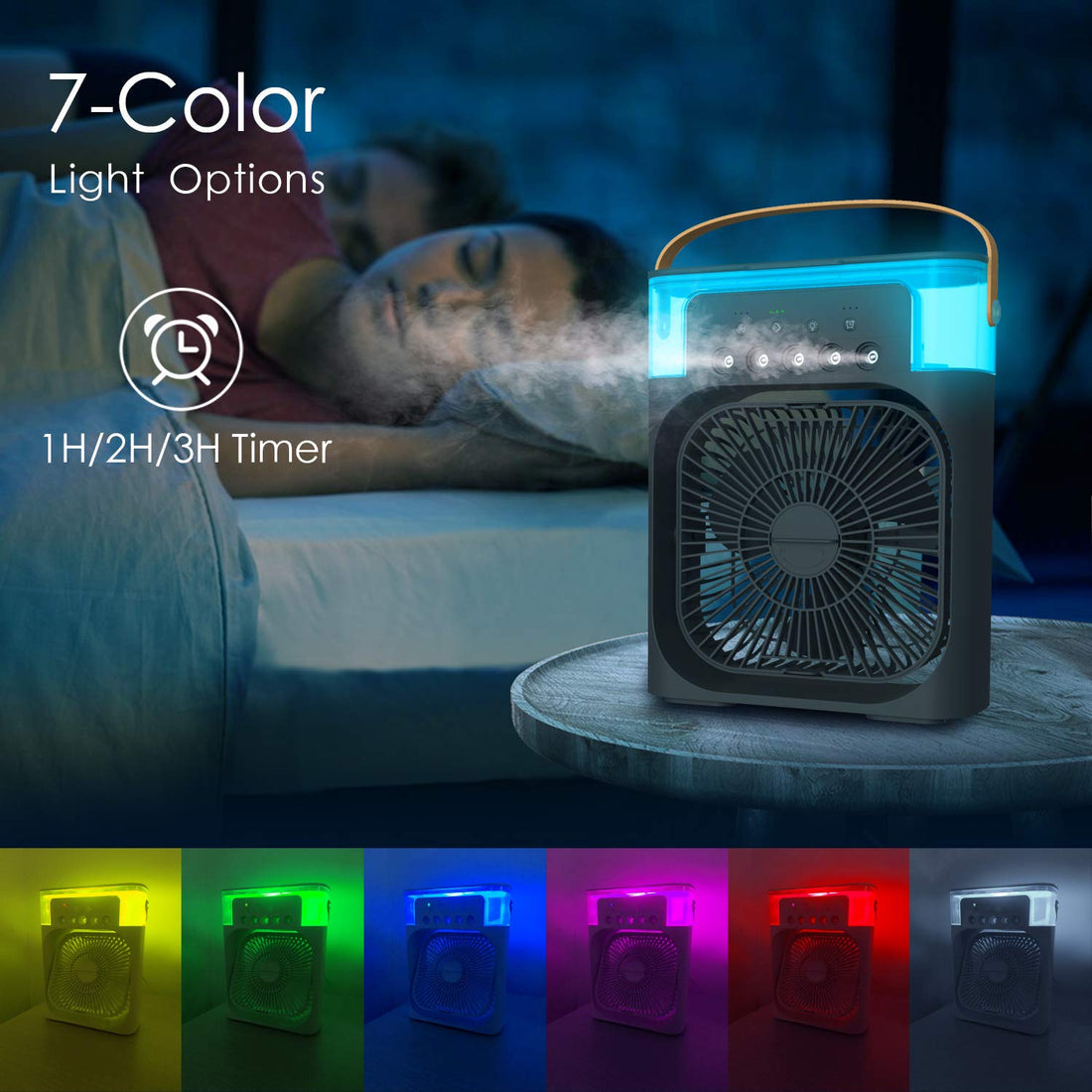 Best Quality Portable USB-Powered Personal Fan (No Battery) With Mist Option