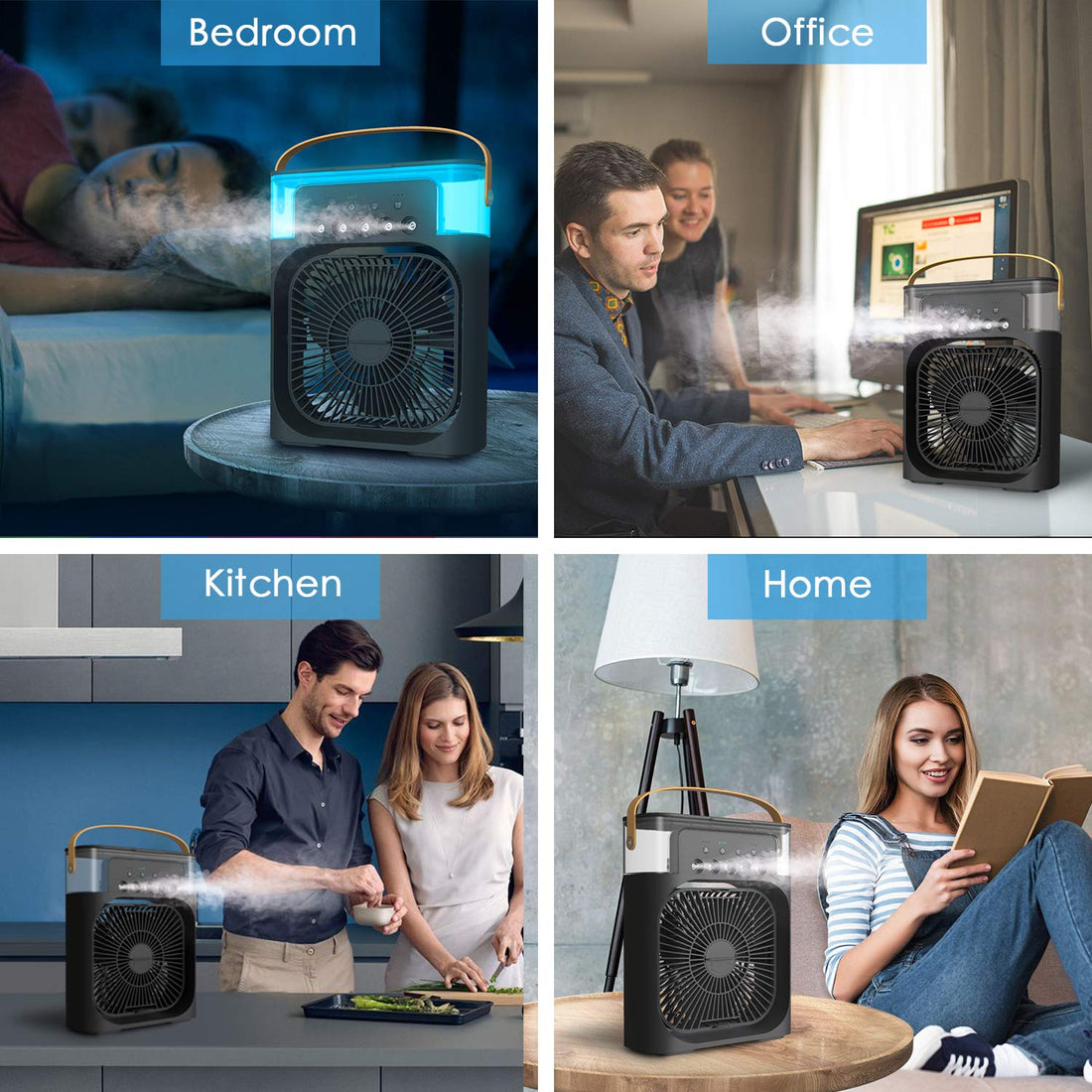 Best Quality Portable USB-Powered Personal Fan (No Battery) With Mist Option