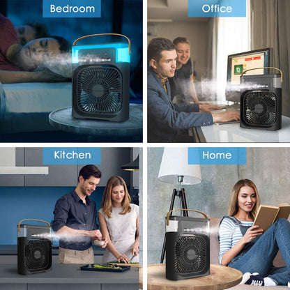 Best Quality Portable USB-Powered Personal Fan (No Battery) With Mist Option