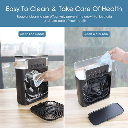 Best Quality Portable USB-Powered Personal Fan (No Battery) With Mist Option